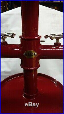Antique Vintage ELDI Cast Iron Bicycle Repair Stand, Double Sided Display Stand