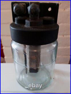 Antique Vintage Fansteel Balkite Rectifier. Wet Cell Jar Battery. Complete