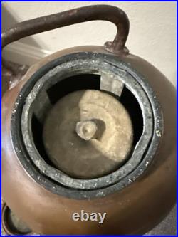 Antique Vintage Foamite Brass Copper Fire Extinguisher Elmira NY