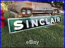 Antique Vintage Old Style Sinclair Motor Oil Gas Sign. FREE SHIPPING