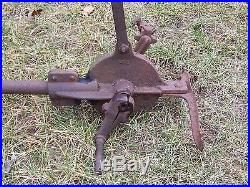 Antique Vintage Old Tools Knife Sharpener Blacksmith Grinder Foot Pedal Crank