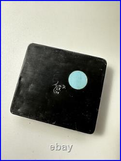 Antique /Vintage Rare Chinese Metal Box Signed (z28)