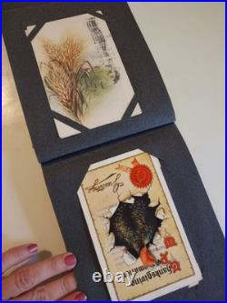 Antique Vintage Thanksgiving Postcard Album 50+ PC Blank & Stamped