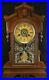 Antique-W-L-Gilbert-Wood-Mechanical-Biller-Pendulum-Clock-01-eci