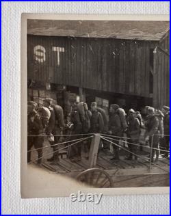 Antique WWI Era RPPC Lot US Military Troops Boarding Transport Ship In France