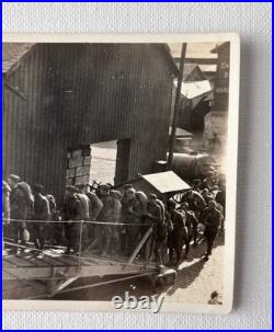 Antique WWI Era RPPC Lot US Military Troops Boarding Transport Ship In France