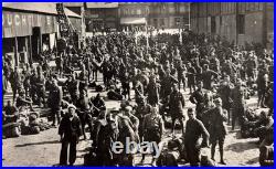 Antique WWI Era RPPC Lot US Military Troops Boarding Transport Ship In France