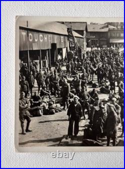 Antique WWI Era RPPC Lot US Military Troops Boarding Transport Ship In France