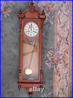 Antique Waterbury 52.5 Very Large Wood Case Wall Clock