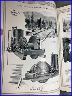 Antique Willamette Logging Machinery Catalog 1925 Hoisting, Marine, Boilers