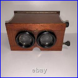 Antique Wooden Unis France Stereoscope Unique Stereo Viewer