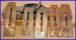 Antique Woodworking Plane and Blades