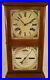 Antique-Working-1875-ITHACA-Double-Dial-Walnut-Calendar-Mantel-Clock-E-N-Welch-01-cu