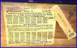 Antique Zenith Walton Tombstone Wood Tube Radio Model 9-S-232 Read Ship Option