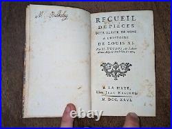 Antique book-Duclos -Collection of coins for use in the history of Louis XI-1746