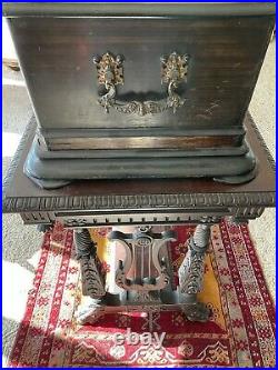 Antique c1800s Cylinder Music Box Excellent Condition Works Perfectly