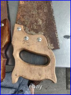 Antique hand saws lot of 6