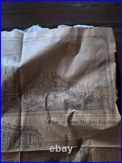 Antique newspapers