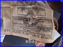 Antique newspapers