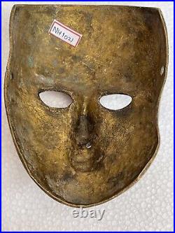 Antique original Printed beautiful Brass Face mask Collectible DecorativeNH1021