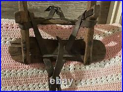 Antique pack saddle for mule or horse