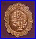Antique-religious-ornate-copper-wall-hanging-plaque-Saint-portrait-01-khfj