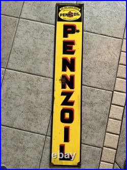 Antique style barn find look Pennzoil Motor Oil Bonded Dealer Sales Service Sign