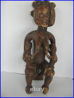 Antique/vintage African Female Wood Sculpture