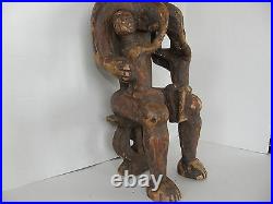 Antique/vintage African Female Wood Sculpture