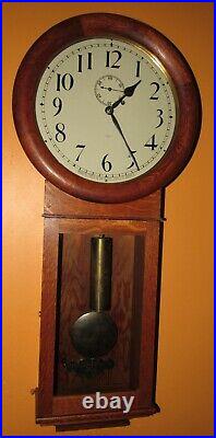 Antique/vintage Ansonia Standard Weight Driven Wall Regulator Clock Time Piece