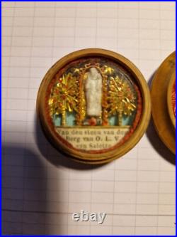 Antiques relic of our lady of salette
