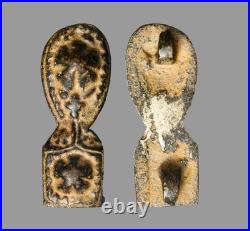 Antiquity Authentic Viking Norse Solid Silver Belt Fitting / Strap Slide 900AD