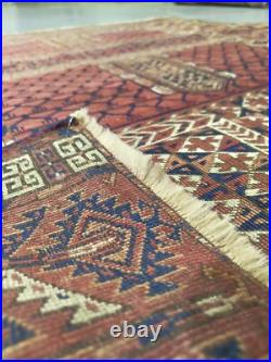Area Rugs Antique Caucasian Collectible Piece Rare Vintage Item (4'6 x 3'11)
