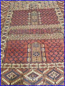 Area Rugs Antique Caucasian Collectible Piece Rare Vintage Item (4'6 x 3'11)