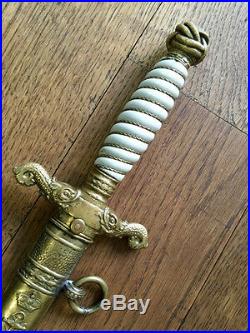 Austrian or Yugoslavia naval officer dagger austro hungarian old antique navy