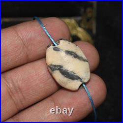 Authentic Ancient Central Asian Jasper Stone Bead in Perfect Condition