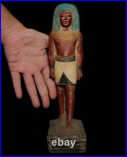 Authentic Ancient Egyptian Antique King Amenhotep Statue Royal Pharaoh Figure BC