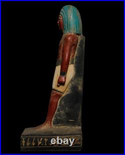 Authentic Ancient Egyptian Antique King Amenhotep Statue Royal Pharaoh Figure BC
