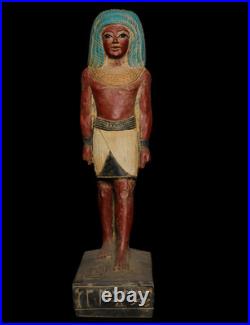 Authentic Ancient Egyptian Antique King Amenhotep Statue Royal Pharaoh Figure BC