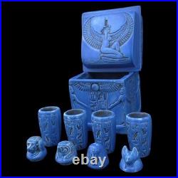 Authentic Ancient Egyptian Antique Rare of Canopic Box Figurine Egyptian BC