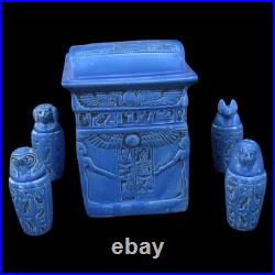 Authentic Ancient Egyptian Antique Rare of Canopic Box Figurine Egyptian BC