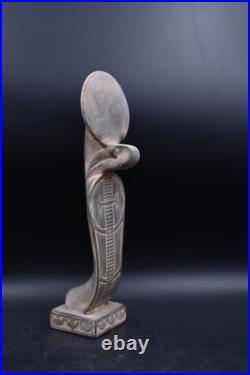 Authentic Ancient Egyptian Antiques Cobra Statue Of Protection Goddess Egypt BC