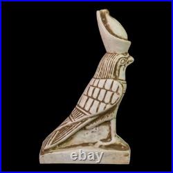 Authentic Ancient Egyptian Antiques Horus Falcon God Statue Figure BC