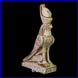 Authentic Ancient Egyptian Antiques Horus Falcon God Statue Figure BC