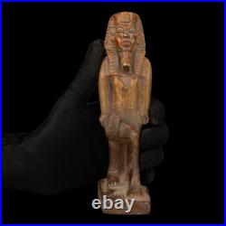 Authentic Ancient Egyptian Antiques Pharaoh King Stone Statue Figure BC