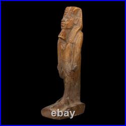 Authentic Ancient Egyptian Antiques Pharaoh King Stone Statue Figure BC