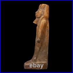 Authentic Ancient Egyptian Antiques Pharaoh King Stone Statue Figure BC