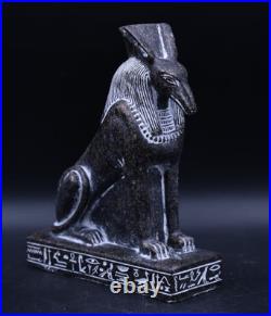 Authentic Ancient Egyptian Antiques Rare Egyptian Seth Black Statue Egyptian BC