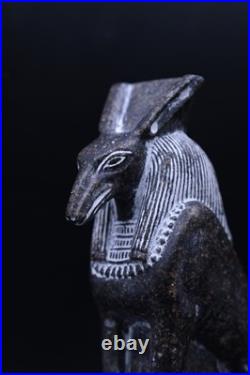 Authentic Ancient Egyptian Antiques Rare Egyptian Seth Black Statue Egyptian BC