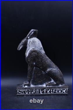 Authentic Ancient Egyptian Antiques Rare Egyptian Seth Black Statue Egyptian BC